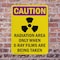 Signmission Radiation & Laser Sign, 10 in H x 7 in W, Plastic, Rectangle OS-2PACK-CR-P-710-V-10253 - alternate 2